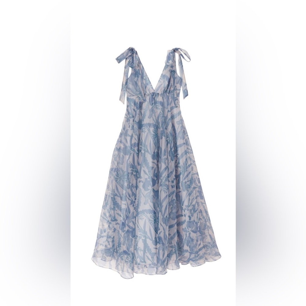 Staud Blue Hyacinth Dress